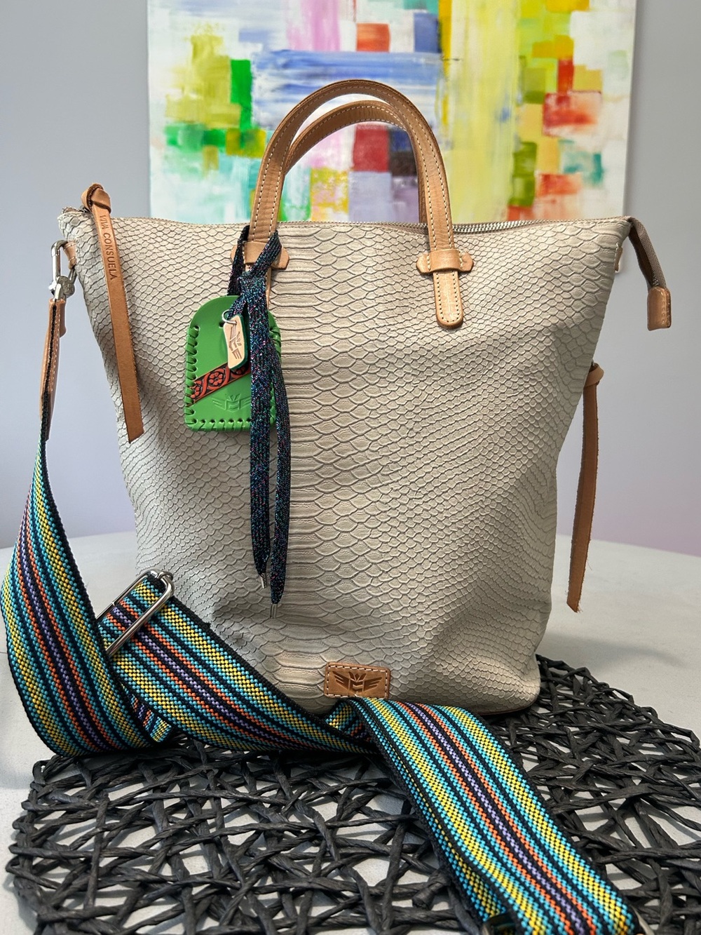 Consuela Thunderbird Sling Includes Leather Bag Tag & Friendship Bracelet